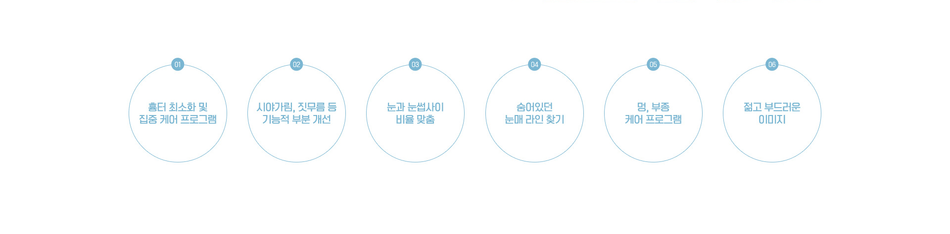 눈썹거상술 본연의 또렷한 라인찾기