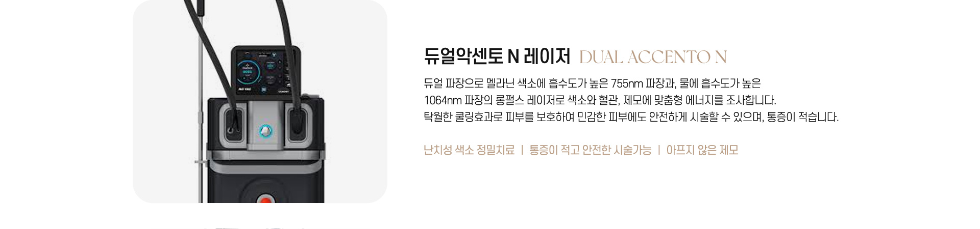 듀얼악센토 N 레이저