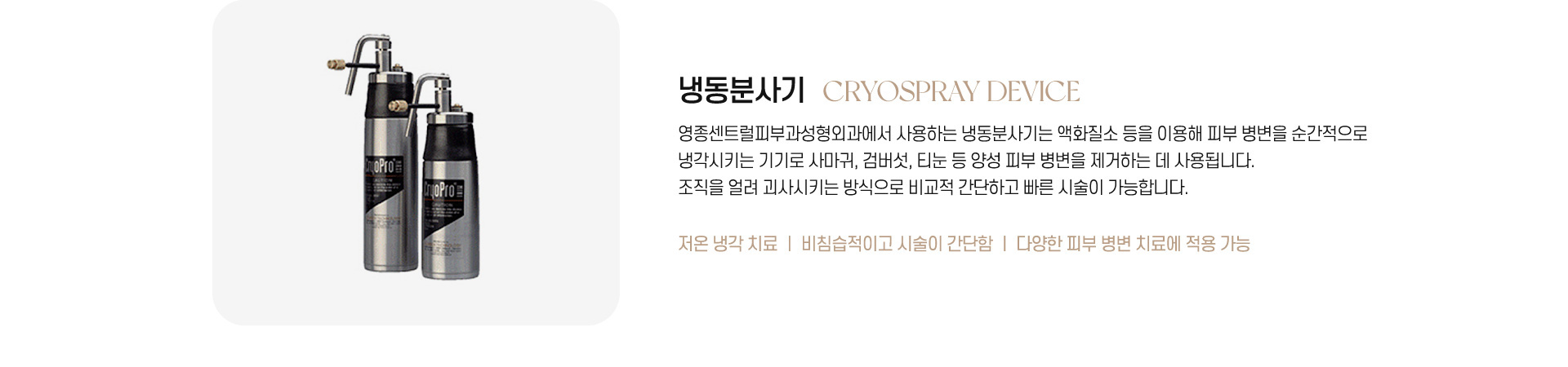 냉동분사기
